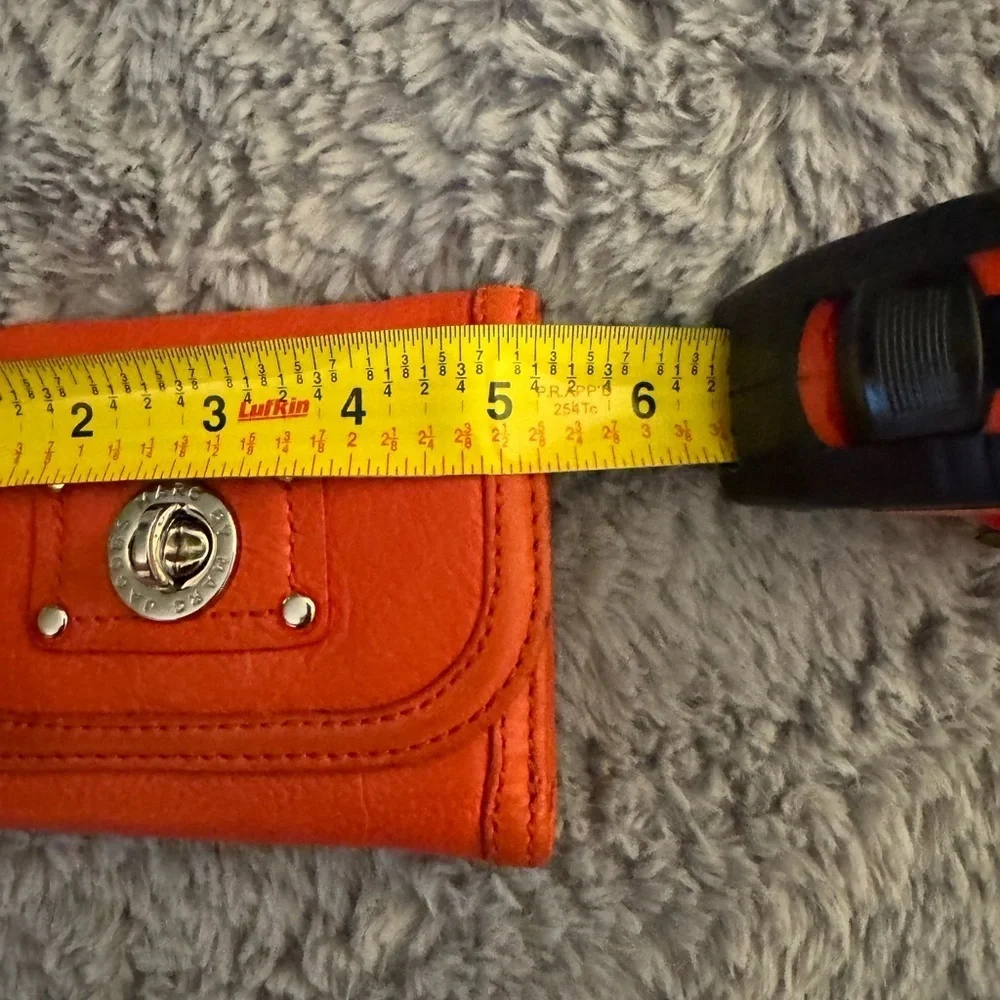 MARC JACOBS Orange Leather Women's Wallet